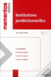 Capa do artigo Institutions Juridictionnelles (12e Édition)