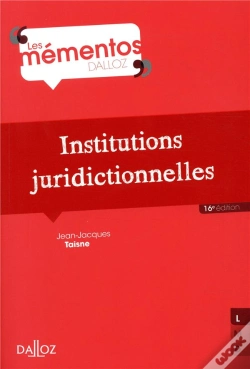 Capa do artigo Institutions Juridictionnelles - 16e Ed.