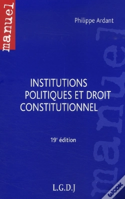 Capa do artigo Institutions Politiques Et Droit Constitutionnel (19e Édition)