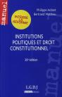 Institutions Politiques Et Droit Constitutionnel (20e Édition) - Preview