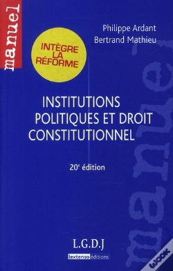 Capa do artigo Institutions Politiques Et Droit Constitutionnel (20e Édition)