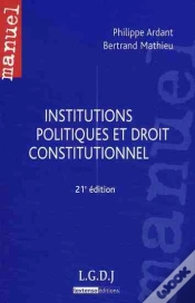Capa do artigo Institutions Politiques Et Droit Constitutionnel (21e Édition)