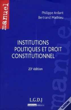 Capa do artigo Institutions Politiques Et Droit Constitutionnel, 23eme Edition