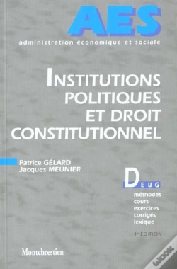 Capa do artigo Institutions Politiques Et Droit Constitutionnel - 4eme Edition