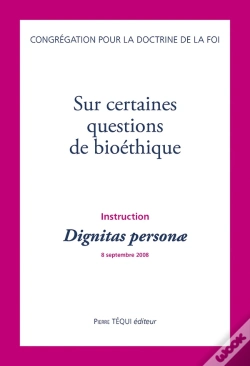 Capa do artigo Instruction Dignitas Personae Sur Certaines Questions De Bioéthique
