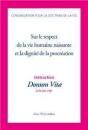 Instruction Donum Vitae  Sur Le Respect De La Vie Humaine Naissante Et La Dignité De La Procréation - Preview