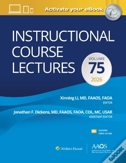 Capa do artigo Instructional Course Lectures: Volume 75 Print + Ebook With Multimedia