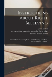 Capa do artigo Instructions About Right Beleeving : Sev
