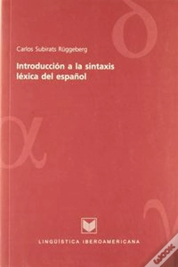 Capa do artigo Int.A La Sintaxis Lexica Del Español.