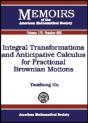 Integral Transformations And Anticipative Calculus For Fractional Brownian Motions - Preview
