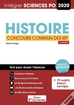 Capa do artigo Intégrer Sciences Po ; Histoire ; Concours Commun Des Iep 2020 (4e Édition)