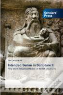 Intended Sense In Scripture Ii