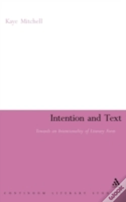 Capa do artigo Intention And Text