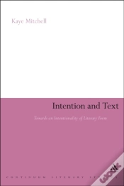 Capa do artigo Intention And Text