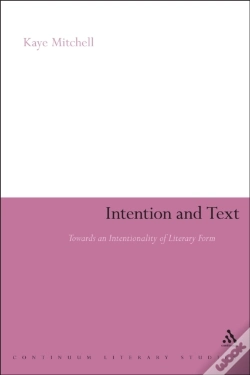 Capa do artigo Intention And Text