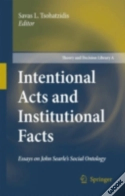Capa do artigo Intentional Acts And Institutional Facts