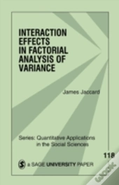 Interaction Effects In Factorial Analysis Of Variance