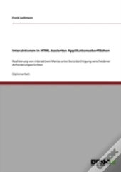 Interaktionen In Html-Basierten Applikationsoberflaã‚Â¤Chen