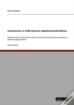 Capa do artigo Interaktionen In Html-Basierten Applikationsoberflaã‚Â¤Chen