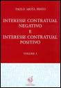 Interesse Contratual Negativo e Interesse Contratual Positivo - Volume I - Preview