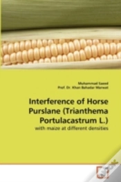 Capa do artigo Interference Of Horse Purslane (Trianthema Portulacastrum L.)