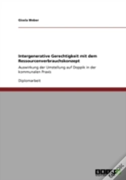 Capa do artigo Intergenerative Gerechtigkeit Mit Dem Ressourcenverbrauchskonzept