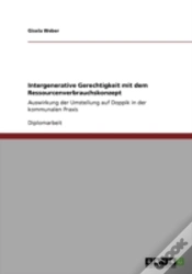 Capa do artigo Intergenerative Gerechtigkeit Mit Dem Ressourcenverbrauchskonzept