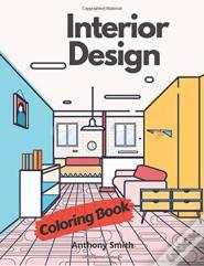 Interior Design Coloring Book For Adults