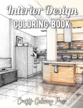 Interior Design Coloring Book