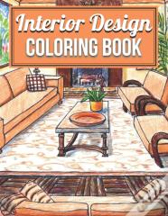 Interior Design Coloring Book