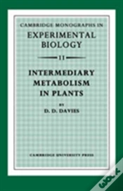 Capa do artigo Intermediary Metabolism In Plants