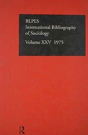 International Bibliography Of The Social Sciences - Preview