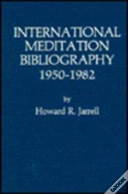 Capa do artigo International Meditation Bibliography, 1950-1982