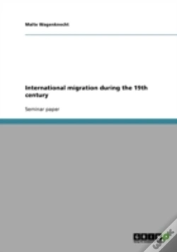 Capa do artigo International Migration During The 19th Century