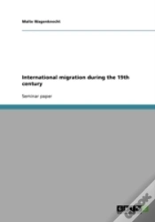 Capa do artigo International Migration During The 19th Century