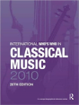 International Who'S Who In Classical Music 2010 - Preview