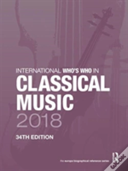 Capa do artigo International Who'S Who In Classical Music 2018