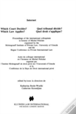 Capa do artigo Internet: Which Court Decides? Which Law Applies?