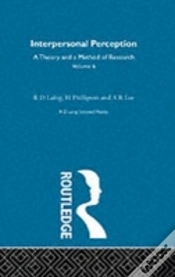 Capa do artigo Interpersonal Perception: Selected Works Of R D Laing Vol 6