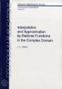 Interpolation And Approximation By Rational Functions In The Complex Domain - Preview