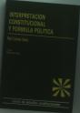 Interpretación Constitucional Y Fórmula Política. - Preview