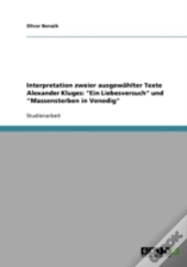 Interpretation Zweier Ausgewahlter Texte Alexander Kluges