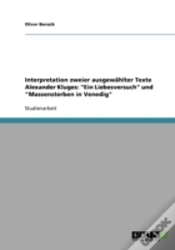 Capa do artigo Interpretation Zweier Ausgewahlter Texte Alexander Kluges