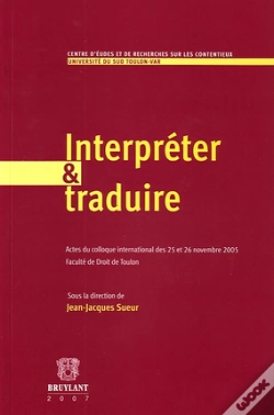 Capa do artigo Interpréter Et Traduire