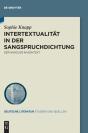 Intertextualit T In Der Sangspruchdichtu - Preview