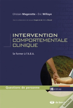 Capa do artigo Intervention Comportementale Clinique ; Se Former À L'A.B.A.