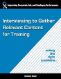 Interviewing To Gather Relevant Content For Training - Preview