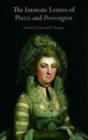 Intimate Letters Of Piozzi And Pennington - Preview