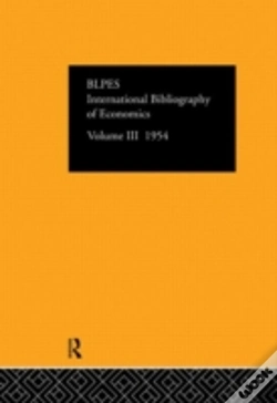 Capa do artigo Intl Biblio Econom 1954 Vol 3