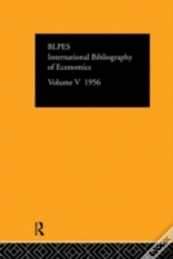 Capa do artigo Intl Biblio Econom 1956 Vol 5
